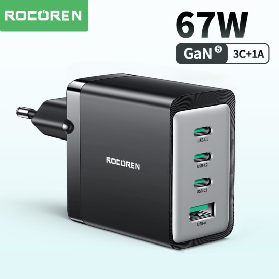 Rocoren 67W GaN Charger