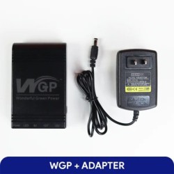 WGP Mini UPS for wifi router + Onu 10 Hours power backup 10400MAH (5v,12v,12v Output) With 12V 3A Adapter